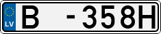 License plate of Latvia, Trailers