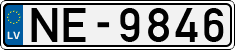 License plate of Latvia, Regular car plates