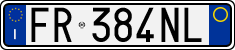 License plate of Italy, Cars (1994 year series)