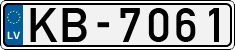 License plate of Latvia, Regular car plates