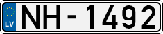License plate of Latvia, Regular car plates