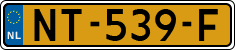 License plate of the Netherlands, Cars