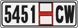 License plate of Georgia, Export transit plates
