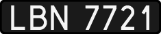 License plates of Poland, 1976 year system