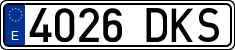 License plates of Spain, Ordinary (2000)