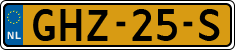 License plate of the Netherlands, Cars
