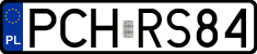 License plates of Poland, Regular car plates