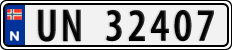 License plate of Norway, Cars