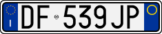 License plate of Italy, Cars (1994 year series)