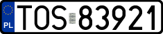 License plates of Poland, Regular car plates