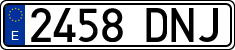 License plates of Spain, Ordinary (2000)