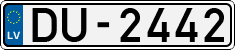 License plate of Latvia, Regular car plates