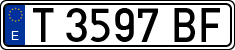 License plates of Spain, 1971 year series