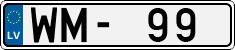 License plate of Latvia, Regular car plates