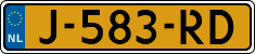 License plate of the Netherlands, Cars