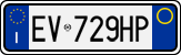 License plate of Italy, Cars (1994 year series)