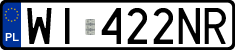 License plates of Poland, Regular car plates