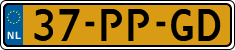 License plate of the Netherlands, Cars