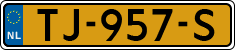 License plate of the Netherlands, Cars