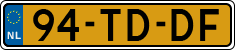 License plate of the Netherlands, Cars