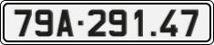 License plate of Vietnam, Cars