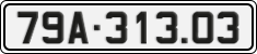 License plate of Vietnam, Cars