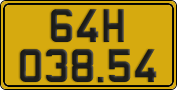 License plate of Vietnam, Commercial vehicles