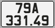 License plate of Vietnam, Cars