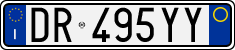 License plate of Italy, Cars (1994 year series)
