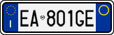 License plate of Italy, Cars (1994 year series)