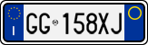 License plate of Italy, Cars (1994 year series)