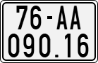 License plate of Vietnam, Motorcycles