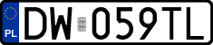 License plates of Poland, Regular car plates