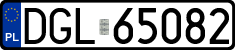 License plates of Poland, Regular car plates