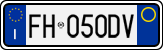 License plate of Italy, Cars (1994 year series)
