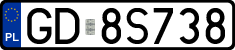License plates of Poland, Regular car plates