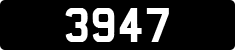 License plate of Guernsey, Regular plates