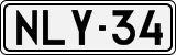 License plate of Finland, Cars