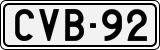 License plate of Finland, Cars
