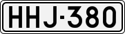 License plate of Finland, Cars