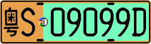 License plate of China, Electric vehicles