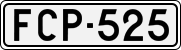 License plate of Finland, Cars