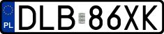 License plates of Poland, Regular car plates