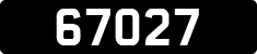 License plate of Guernsey, Regular plates