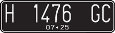 License plate of Indonesia, Regular plates