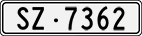 License plate of Switzerland, Cars