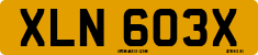 License plate of the United Kingdom, 1963 year system