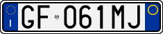 License plate of Italy, Cars (1994 year series)