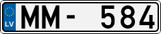 License plate of Latvia, Regular car plates