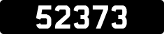 License plate of Guernsey, Regular plates